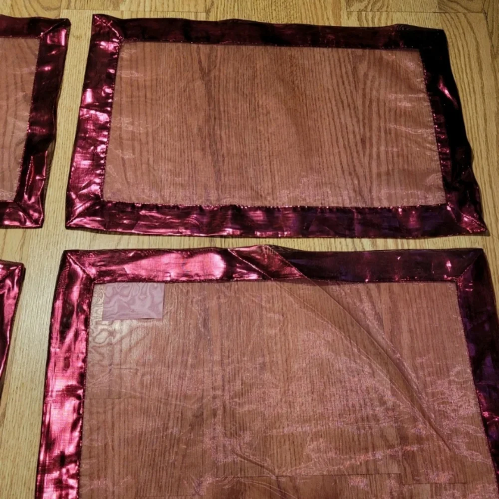 Ikea Placemats Lot Of 4 Sheer Fiesta